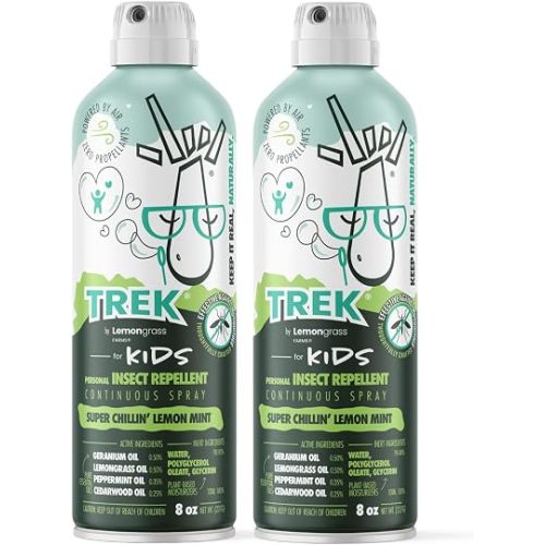 Trek Kids Mosquito Bug Repellent Spray, 8fl oz (Pack of 2)