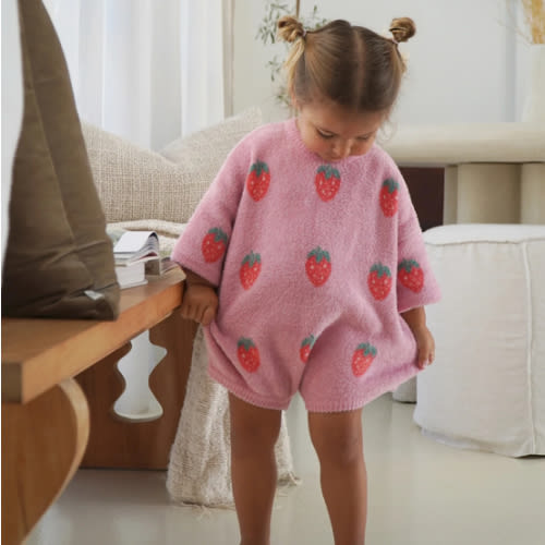 STRAWBERRY ROMPER