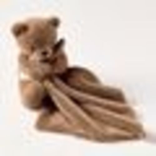 Teddy Bear Lovey , Toasted Coconut