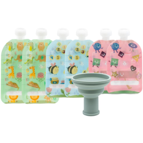 Reusable Food Pouches – Available in 3.4 oz, 5 oz, 7 oz, and Variety Packs