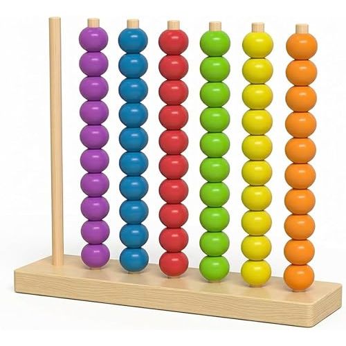 Color Matching Stacking Puzzle Game, 2026 New Wooden Color Match Challenge Game, Fast Color Stack Challenge Game Puzzle 2-4 Players, Tabletop Brain Teaser for Family Friend Game Night (#B)