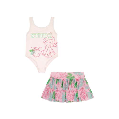 Character Toddler Girl One- Piece Swimsuit and Skirt Set, Sizes 12M-5T