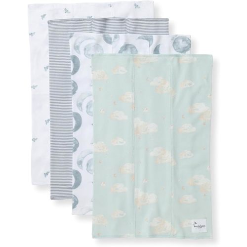 Burt's Bees Baby 100% Organic Cotton Burp Cloths, 17x11.75 inches
