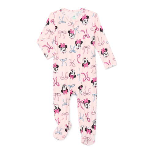 Character Baby Gender Neutral Two-Way Zip Front Sleep N Play Pajamas, Sizes Newborn-6/9 Months