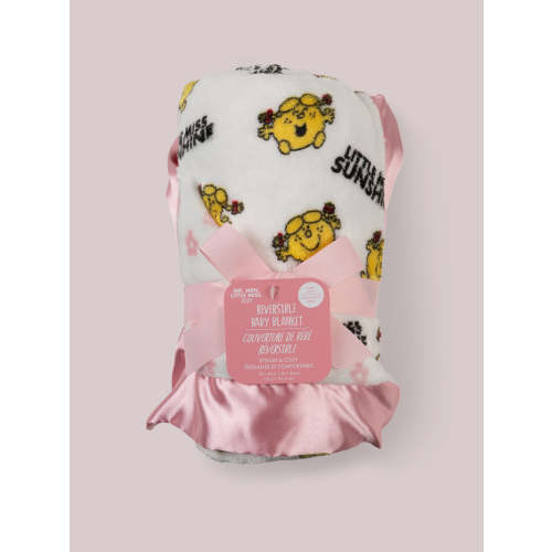 Ultra-Soft Thick Reversible Baby Blanket - Little Miss Sunshine™