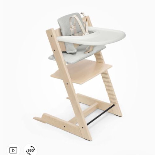 Tripp Trapp® Wood High Chair with Tray | Stokke® Online Shop