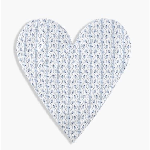 The Tummy Time Mat - Blue Vine Stripe