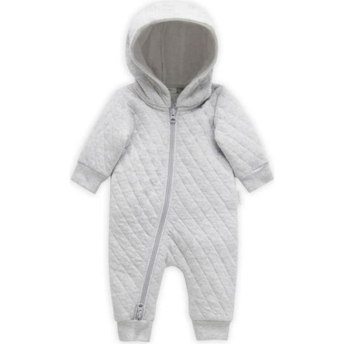 Quilted Hooded Coverall Onsie, 0-3M