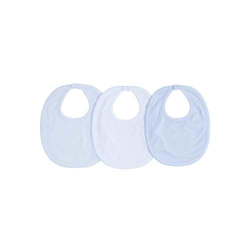 Multi-Pack Bibs - Light Blue Signature Stripe