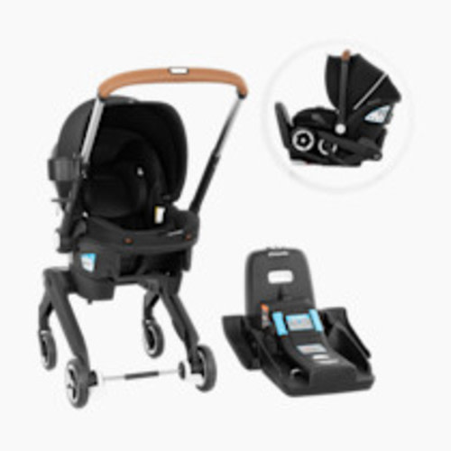 Evenflo Gold Shyft DualRide Infant Car Seat Stroller Combo w Carryall Storage & Extended Canopy - Onyx