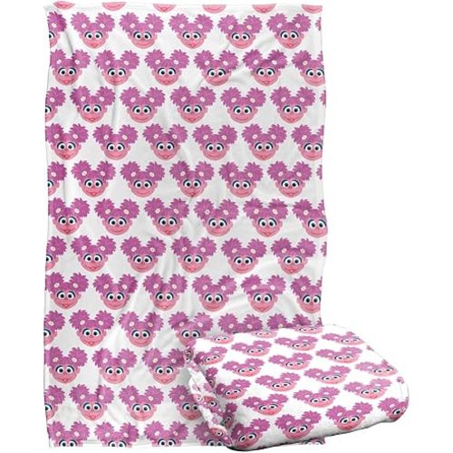 Sesame Street Simple Abby Pattern Officially Licensed Silky Touch Super Soft Throw Blanket 36" x 58"
