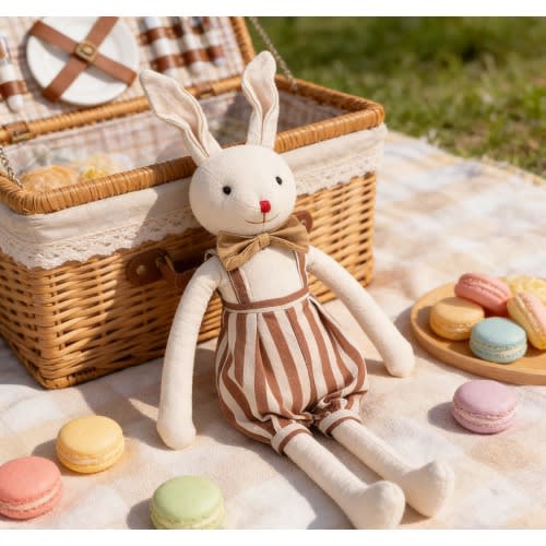 Handmade Linen Rabbit Toy