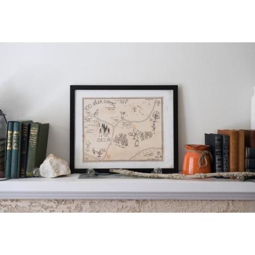 Map of 100 Aker Wood: Aged, Handmade, Hand drawn, Authentic Gift