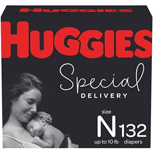 Hypoallergenic Baby Diapers Size Newborn, 132 Ct, Huggies Special Delivery - NEW