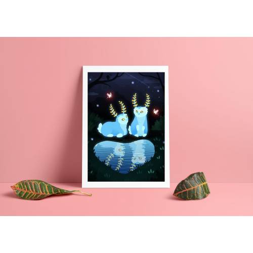 Legend of Zelda BOTW Blupee Print - Digital Art Print (A4 or A5)