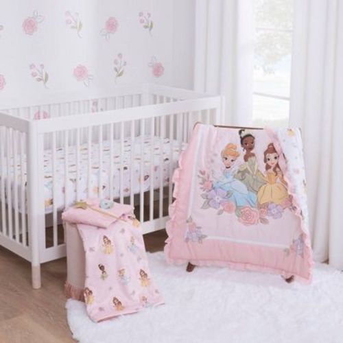 NoJo Disney Princess Crib Set - 3pc