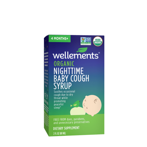 Wellements Organic Nighttime Cough Syrup, 2 FL OZ