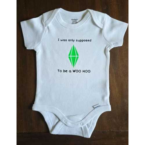 sims baby onesie