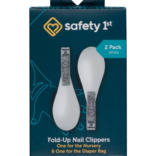Safety 1st Fold-Up Nail Clippers - 2pk