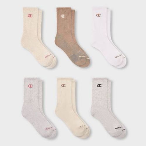 Champion Women's 6pk Crew Socks