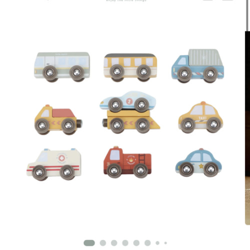Wooden vehicle set – Multicolored – Essentials