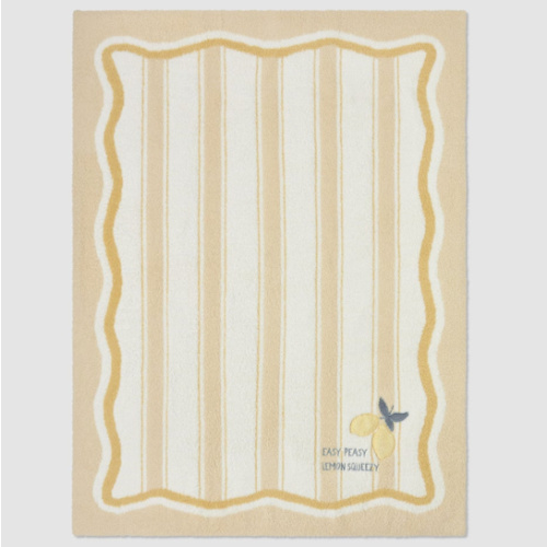 Barefoot Dreams CozyChic® Lemon Stroller Blanket