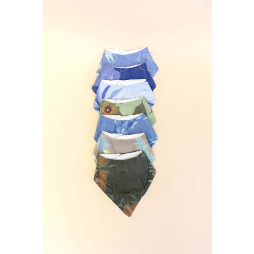 Bib 7 Pack - Bluebird Fish Wave
