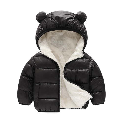UAMVSH Infant Newborn Clothes Outfits Winter Coat Cute Hooded Jacket Warm Fleece Outerwear Windproof for Boys Girls