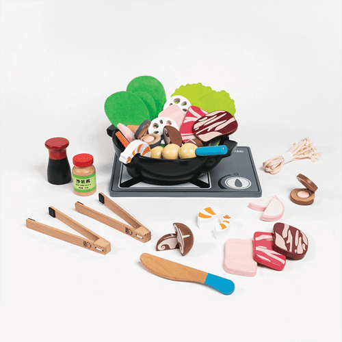 Wooden Hot Pot Toy - a la carte — Bitty Bao Chinese Bilingual Books & Toys