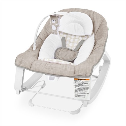 Ingenuity Keep Cozy 3-in-1 Grow with Me Bounce & Rock Seat - Linden