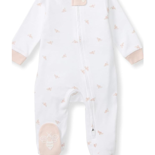 Burt's Bees Baby Girls' Organic Cotton Sleep and Play Footed Pajamas
