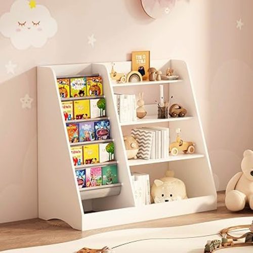 Wooden Kids Bookshelf