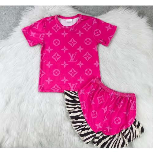 boujee zebra short set