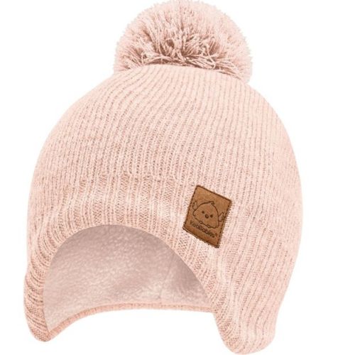 KeaBabies Muff Baby Beanie, Baby Hat for Baby Boys, Girls, Winter Hats for Kids, Newborn, Infant, Toddler 0-36 months (Blush)