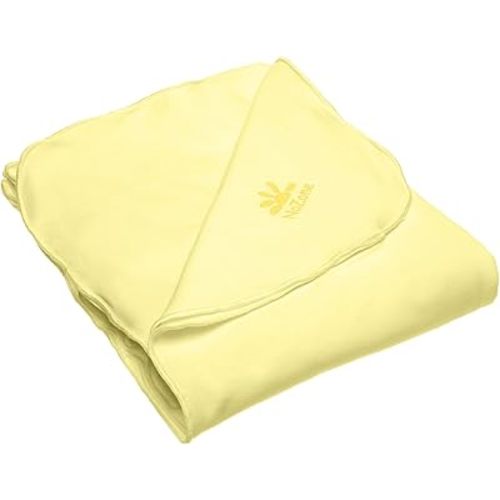 Nozone Baby Blanket, Sun Protective, Soft Rayon from Bamboo, UPF 50+ in Lemonade Yellow