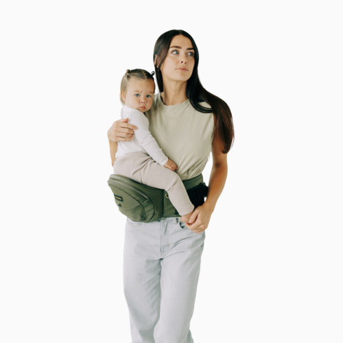 Hip Seat Carrier - Vegan Leather Olive