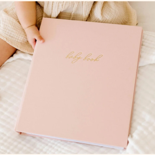 First Year Baby Memory Book - Pink