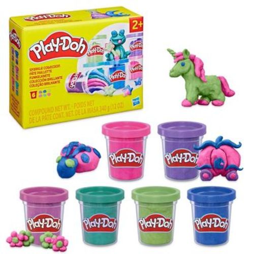 Play-Doh Sparkle Compound Collection 2.0 Bulk Multipack - 6pc, Back to School Supplies