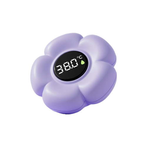 Silicone Baby Bath Thermometer for Baby Safety, Floating Infant Bath tub Temp Thermometer for Newborns & Toddlers- Flower