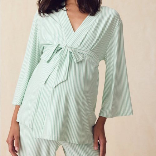 LAKE | Women | DreamModal® Pajamas | Fog Maternity Kimono Bundle