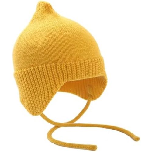 Utaly Earflaps Winter Elf Beanie Hat for Baby - Boys Girls Christmas Hat for Knitted Winter Hat for Kids 0-3 Years Old