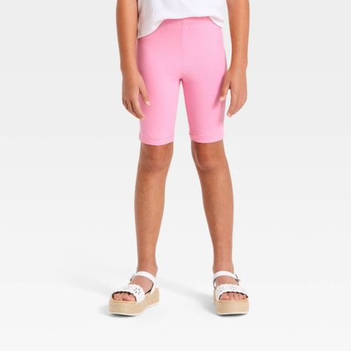 Girls' Bike Shorts - Cat & Jack™ Light Pink S