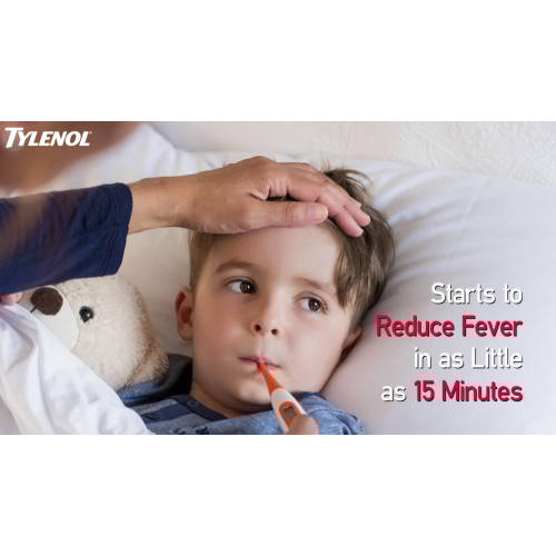 Infants' Tylenol Acetaminophen Medicine, Dye-Free Cherry, 2 fl. oz