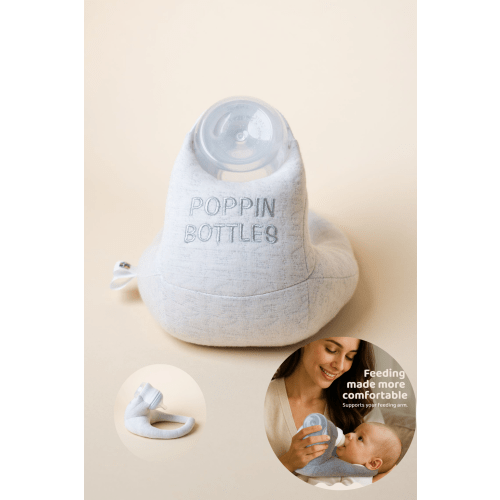 Baby Bottle Pillow Holder for Parents - "Poppin Bottles"