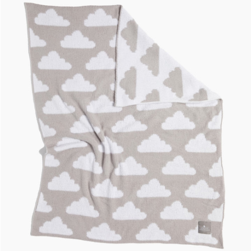 Chenille Blanket - Grey Clouds