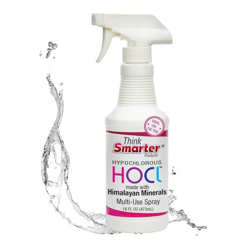 HOCL All-Purpose Cleaner with Hypochlorous Acid, All-Natural Surface Cleaner, & Skin Hydrator 16fl oz Clear Spray