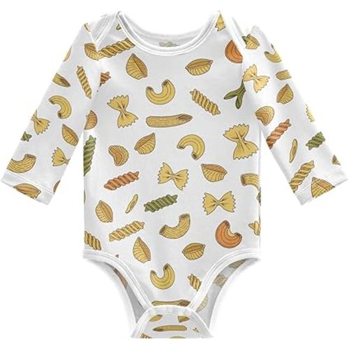 Baby Girls Boys Bodysuit Cotton Long Sleeve Rompers One Piece Baby Clothes Outfits for Newborn Infant 0-24 Month