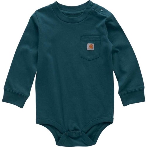 Boys' Long Sleeve Pocket Bodysuit (Baby) | T-Shirts Under $25 | Carhartt