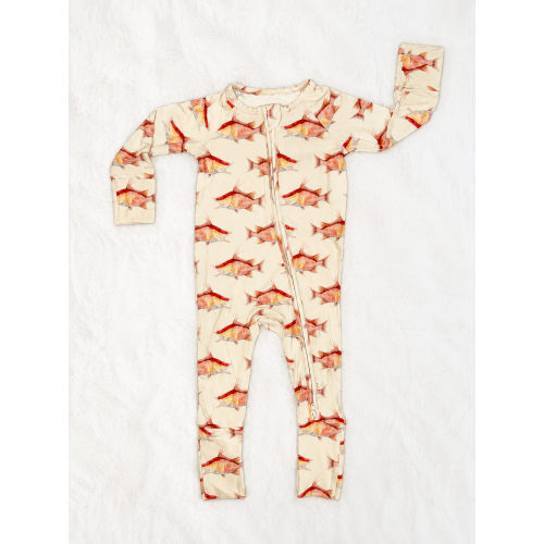 Hogfish Horizon - Bamboo Zippy Sleeper Pajamas - Ready to Ship – Bub & Tide