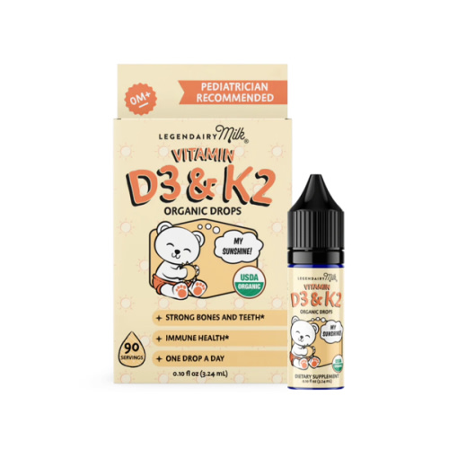 Organic Baby and Toddler D3&K2 Drops – Legendairy Milk